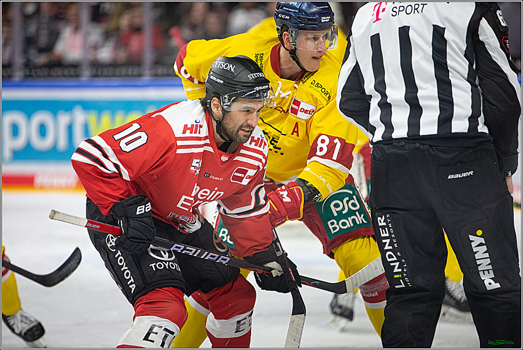 PENNY DEL; Koelner Haie- Duesseldorfer EG; Koeln, 16.12.2022